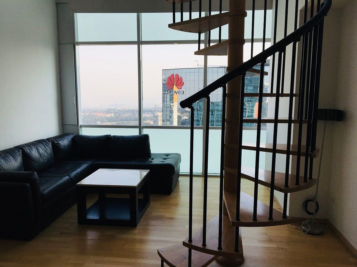 Estupendo departamento duplex amueblado se renta en torre impulso Santa Fe