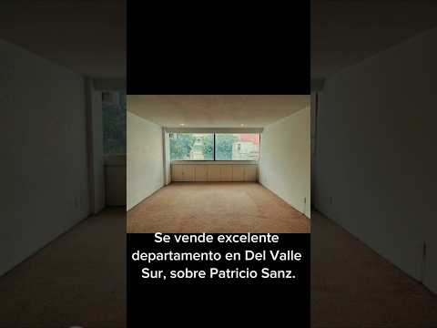 Departamento en venta en Del Valle Sur – 95 m², 3 recámaras y balcones